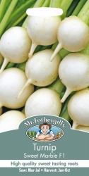 Turnip Seeds Sweet Marble F1 by Mr Fothergill's