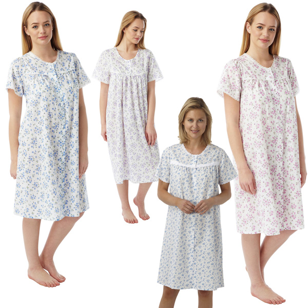 short sleeve cotton nightdress