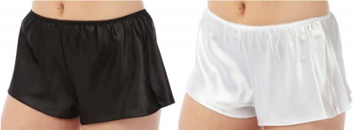 French Knickers Ex BHS Satin Black or White