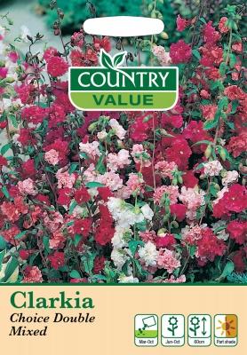 Clarkia Seeds Choice Double Mixed by Country Value