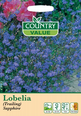 Lobelia Seeds Trailing Sapphire by Country Value