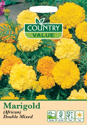 Marigold Seeds African Double Mixed by Country Value