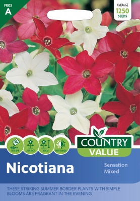 Nicotiana Sensation Mixed Seeds by Country Value