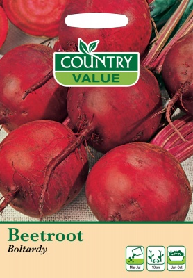 Beetroot Seeds 'Boltardy' by Country Value