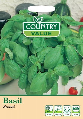 Basil Seeds 'Sweet' by Country Value