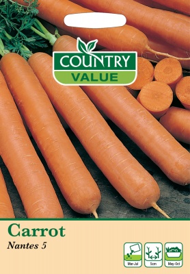 Carrot Seeds Nantes 5 by Country Value