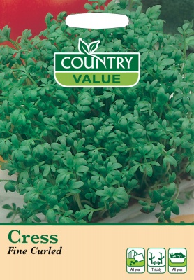 Cress Seeds Fine Curled by Country Value