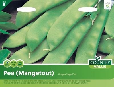 Pea Mangetout Seeds Oregon Sugar Pod by Country Value