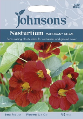 Nasturtium 'Mahogany Gleam' Seeds by Johnsons