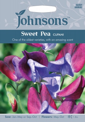 Sweet Pea Seeds 'Cupani' by Johnsons