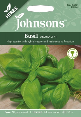 Basil Seeds 'Aroma' 2 F1 by Johnsons