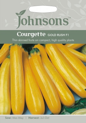 Courgette Seeds 'Gold Rush F1' by Johnsons