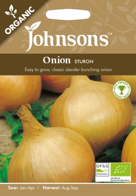 Organic Onion Seeds Sturon by Johnsons