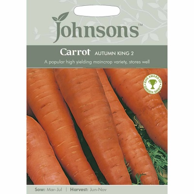 Carrot Seeds Autumn King 2 by Johnsons