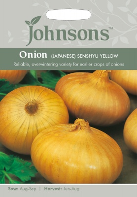 Onion Seeds Japanese Senshyu Yellow by Johnsons