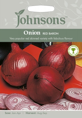 Red Onion Seeds Red Baron by Johnsons