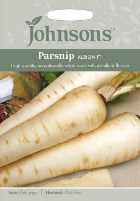 Parsnip Seeds Albion F1 by Johnsons