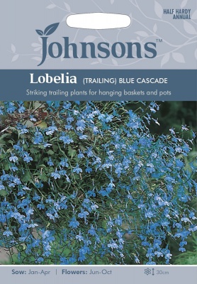 Lobelia Trailing Blue Cascade Seeds by Johnsons
