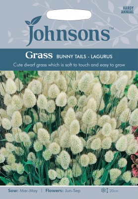 Grass Bunny Tails 'Lagurus' Seeds by Johnsons