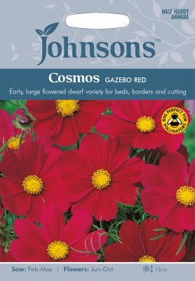 Cosmos Seeds Gazebo Red by Johnsons