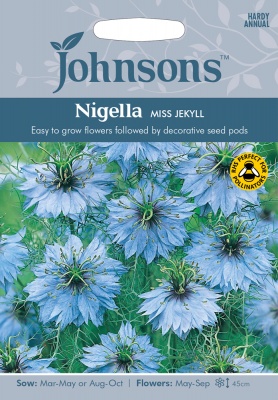 Nigella 'Miss Jekyll' Seeds by Johnsons