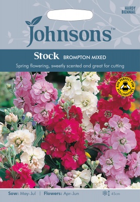Stock 'Brompton Mixed' Seeds by Johnsons