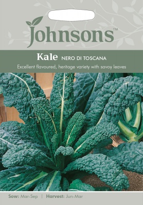 Kale Seeds 'Nero di Toscana' by Johnsons
