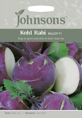 Kohl Rabi 'Ballot' Seeds by Johnsons