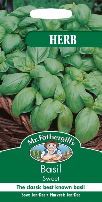 Basil Seeds Sweet By Mr Fothergills