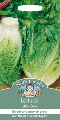 Lettuce Seeds Little Gem by Mr Fothergills