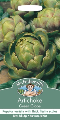 Artichoke Seeds Green Globe by Mr Fothergill's