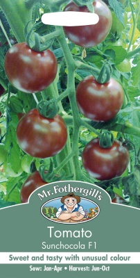 Tomato Seeds Sunchocola F1 by Mr Fothergill's
