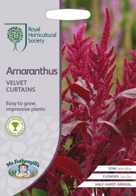 Amaranthus Seeds 'Velvet Curtains' by RHS and Mr Fothergill's
