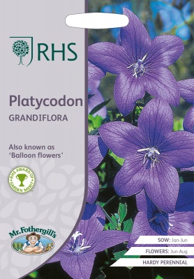 RHS Platycodon Seeds Grandiflora by Mr Fothergill's