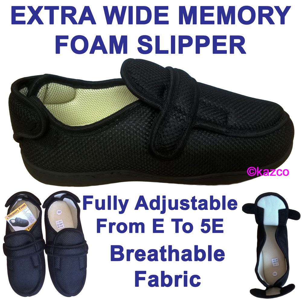 extra wide slippers
