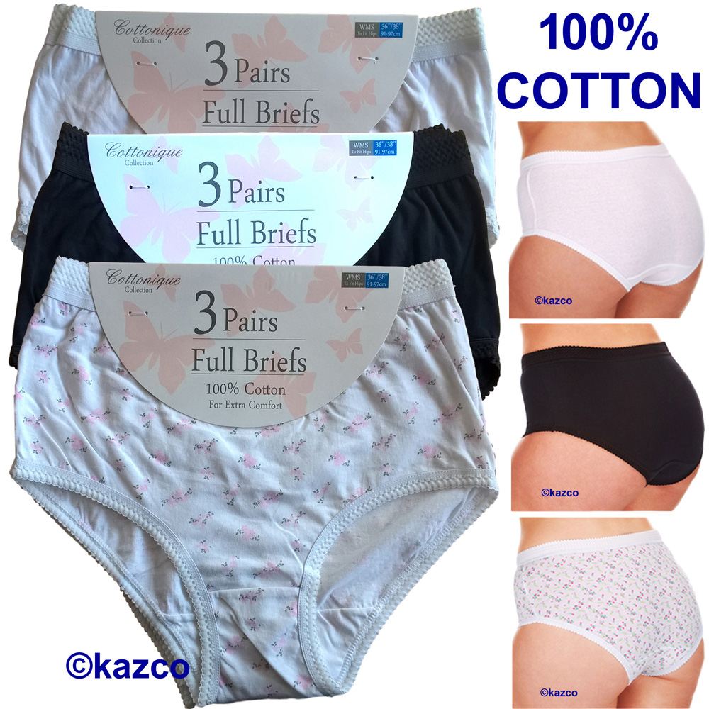 Full Briefs 100% Cotton - kazco.co.uk