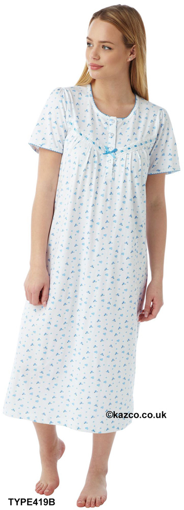 button through nightdresses for elderly