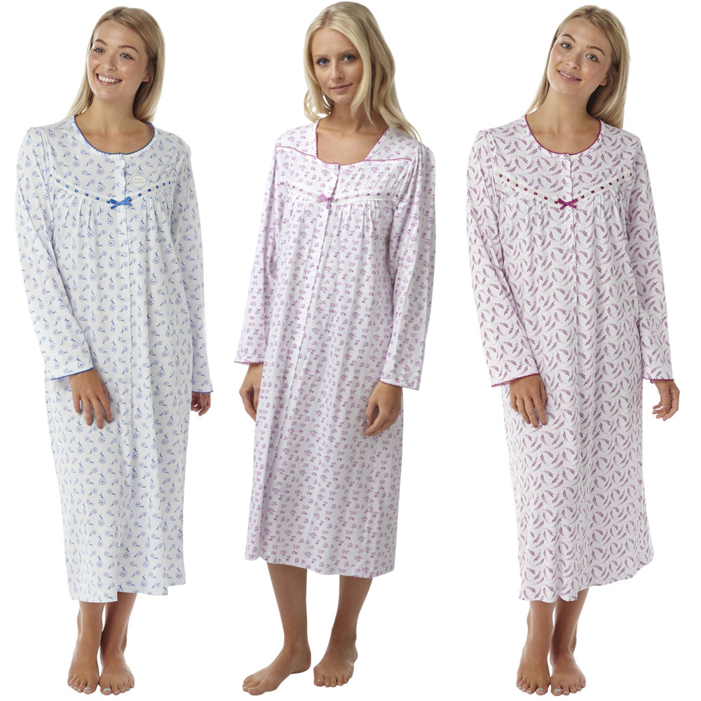 ladies full length nightdresses uk