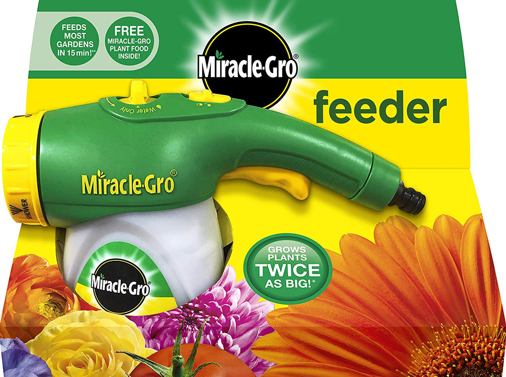 MiracleGro Feeder With Soluble Plant Food Hose Attachment kazco.co.uk