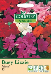 Busy Lizzie Mixed Seeds by Country Value
