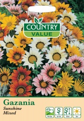 Gazania Seeds Sunshine Mix by Country Value
