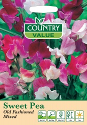 Sweet Pea Seeds 'Old Fashioned Mixed' by Country Value