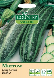 Marrow Seeds Long Green Bush by Country Value