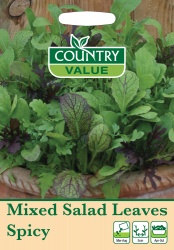 Mixed Salad Leaves 'Spicy' by Country Value