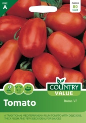 Tomato Seeds 'Roma VF' by Country Value