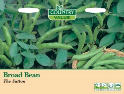 Broad Bean Seeds 'The Sutton' by Country Value