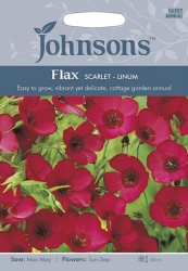 Johnsons Flax Seeds 'Scarlet Linum' x 450 (approx)