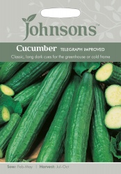 Cucumber Seeds 'Telegraph Improved' by Johnsons