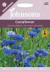 Cornflower Seeds 'Wildflowers' by Johnsons