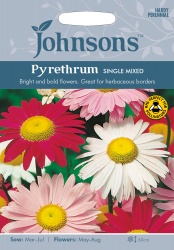 Pyrethrum Seeds 'Single Mixed' by Johnsons